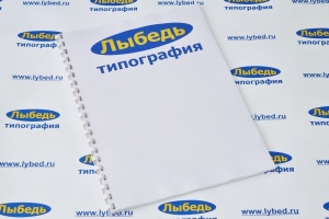 Образец брошюровки на пластиковую пружину
